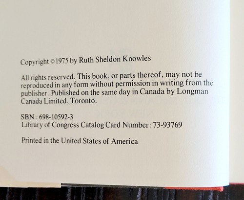 America's Oil Famine Signed by RUTH SHELDON KNOWLES 1975 First Edition HC Book - Picture 12 of 14