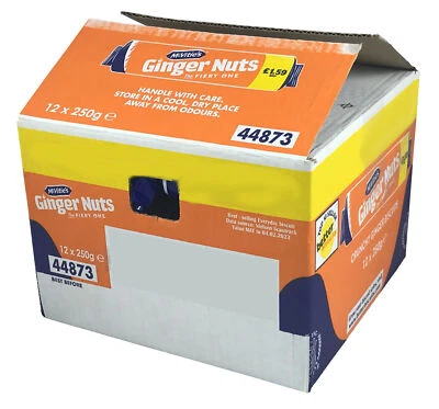 Mcvities Zenzero di Noci 12x 250g