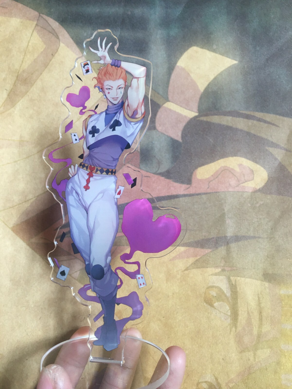 Anime HUNTER×HUNTER HUNTER HUNTER Hisoka Acrílico Soporte Figura Regalo