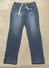 Judy Blue Jeans Womens Size 15/32 Blue Elastic Waist Pull On Stretch Deni