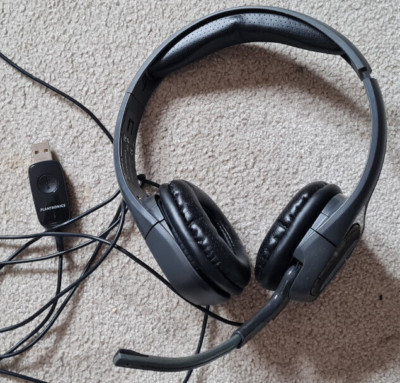 Plantronics Audio 655 DSP USB Wired Stereo Headset