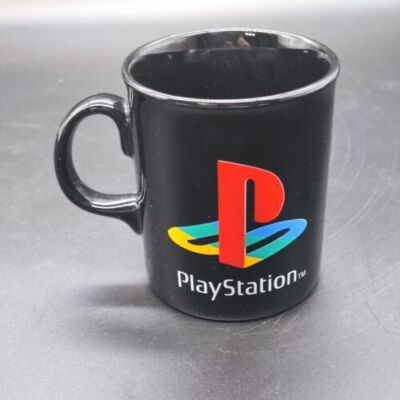 NOS Vintage PS1 Playstation 1 Tasse Tams England black OG Logo 1990 s SUPER RAR