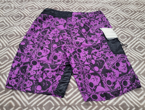 Vintage Kurt Cobain nirvana Volcom surf board shorts 2000's Size 30"x9" Waist - Picture 2 of 13