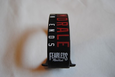 The Color Morale Hold On Pain Ends Gummi Armband Neu Offiziell Fearless Records