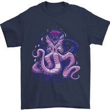 Purple Cthulhu Kraken Octopus Mens T-Shirt 100 Cotton