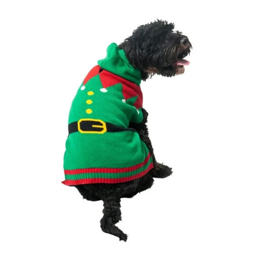 Vibrant Life Pet Sweater Green Santa Suit Christmas   Size  SMALL - Picture 1 of 3