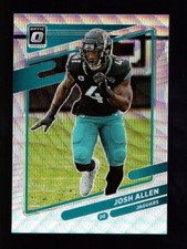 2021 OPTIC PREMIUM BOX SET WAVE PRIZM #118 JOSH ALLEN /299 JAGUARS W/LINE QTY