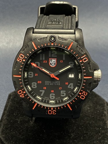 Luminox Black OPS Carbon 8800 Series Swiss Made 200M Quartz Watch - Working - Picture 12 of 17