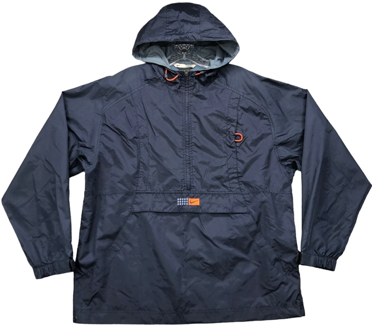 Nike pullover sales windbreaker mens