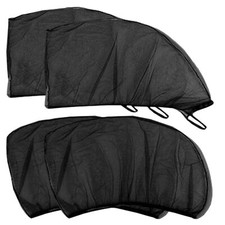 2-4Pcs Car Mosquito-proof Window Sunshade Nets For Insect Prevention And Cooling