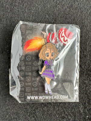 World of Warcraft Wowhead Blizzard 2016 Collectible Pin - Perculia Perc VHTF