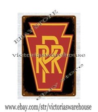 Pennsylvania Railroad Railway train metal tin sign home accents store