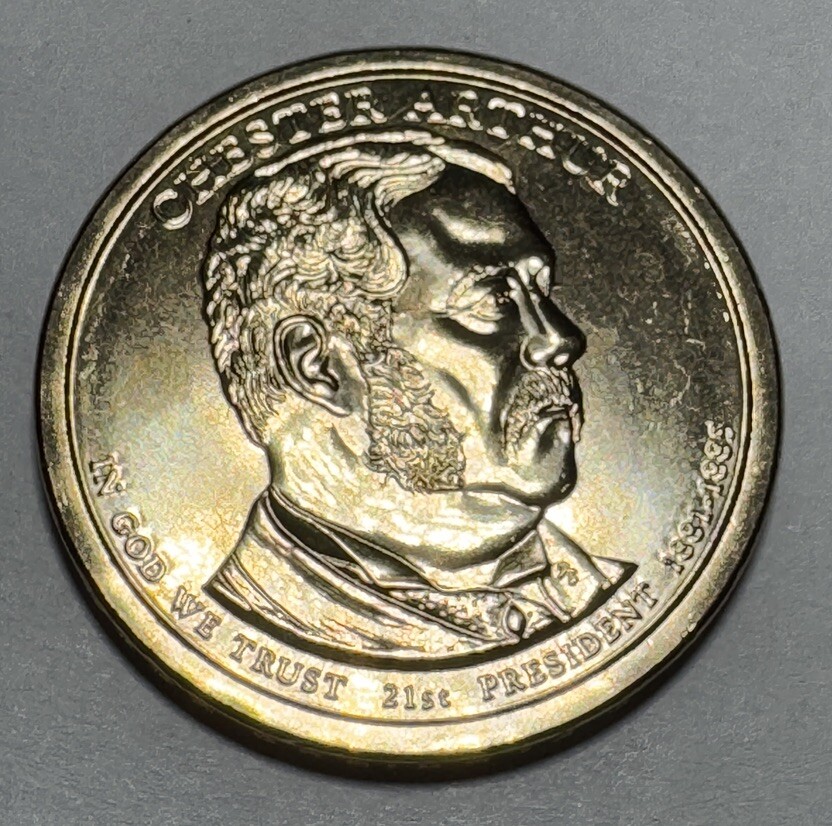 2012-D Chester Arthur Presidential $1 Dollar Coin from Mint Set