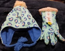 Cat and jack girls 8/16 hat and gloves
