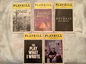 Lot of 5 Broadway Playbills from 2003.