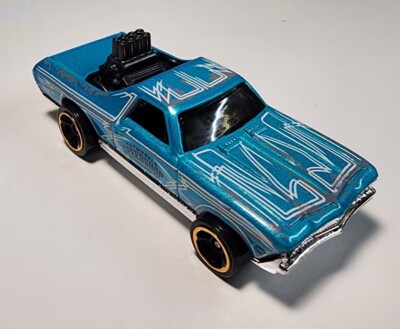 Hot Wheels Rod Squad Blue '68 EL Camino 1/64 Diecast Speedshop