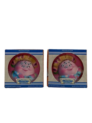 NEW Makeup Revolution Monsters University Squishy Cream Blusher Full Size X 2