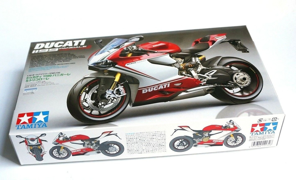 TAMIYA 1/12 Ducati 1199 Panigale S Tricolore #14132 w/ Cartograf