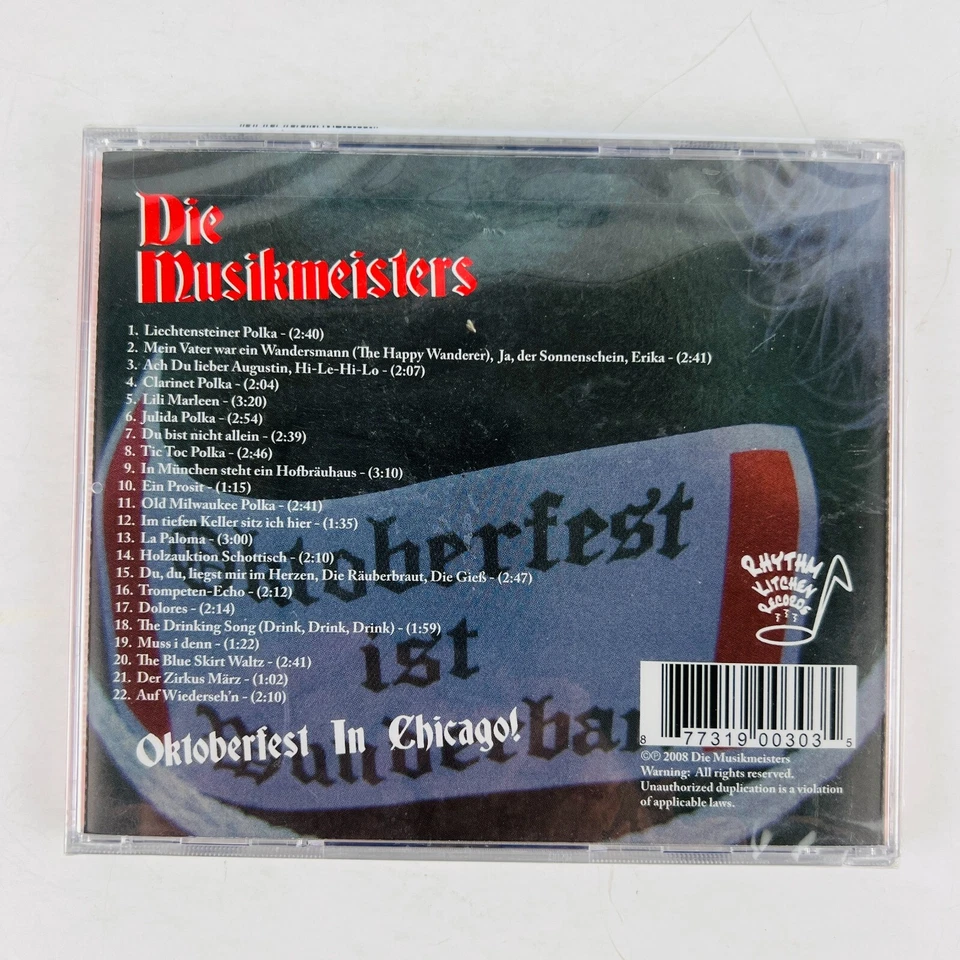 Die Musikmeisters Band - Oktoberfest In Chicago! CD NEW Factory Sealed Foto 2 de 2