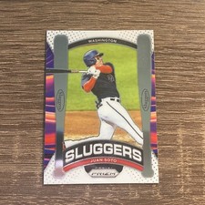 2021 Prizm Juan Soto Sluggers Insert Card #SL5
