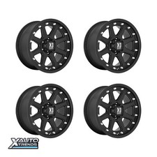 Xd Series Xd798 Addict Matte Black 17x9 5x127 -12mm Set Of 4