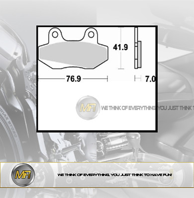 FOR KYMCO JETIX 150 2010 FRONT BRAKE PADS SEMI METALLIC BRAKING