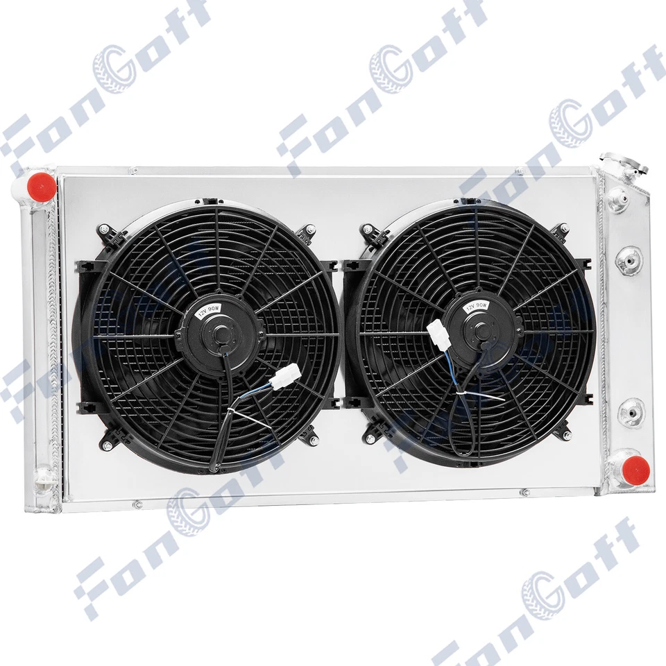 3 Row Radiator Shroud Fan For 1977-1992 Cadillac Fleetwood /Brougham /DeVille Foto 4 de 4