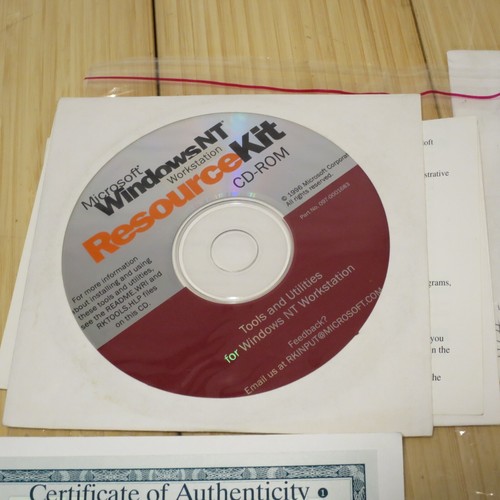 Microsoft Windows NT Workstation 4.0 SP3 CD-ROM, 3.5 disks, Manual & COA 06 - Picture 3 of 8