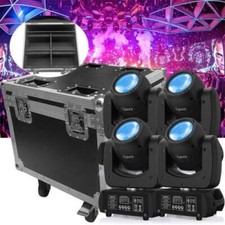 4PCS 18 Prisms LED Beam Gobo Moving Head Stage Light Bar DJ Party Lighting DMX