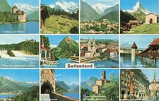 SCHWEIZ -  Schwitzerland - Karte  ungelaufen