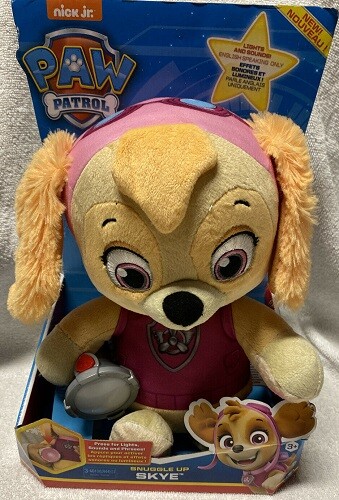 Paw Patrol Snuggle up Lights and Sounds Skye Doll Plush Toy Night Light 8e for sale online | eBay