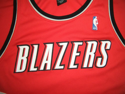 Vtg Nike Portland Trail Blazers Blank Game Jersey 52 XXL Team Issue Pro Cut Worn - Picture 9 of 12