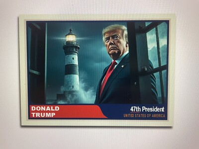 Donald Trump 2024  the Storm Is Here  Custom Card MAGA 50% Donated 2 Team Trump
