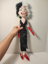 Disney Store Exclusive 101 DALMATIANS CRUELLA DEVIL Plush Bean Bag Doll  