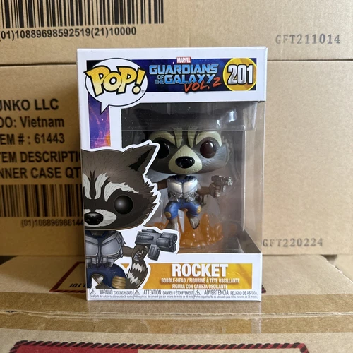 Funko Pop! Marvel Guardianes de la Galaxia Vol. 2 Rocket Raccoon 201