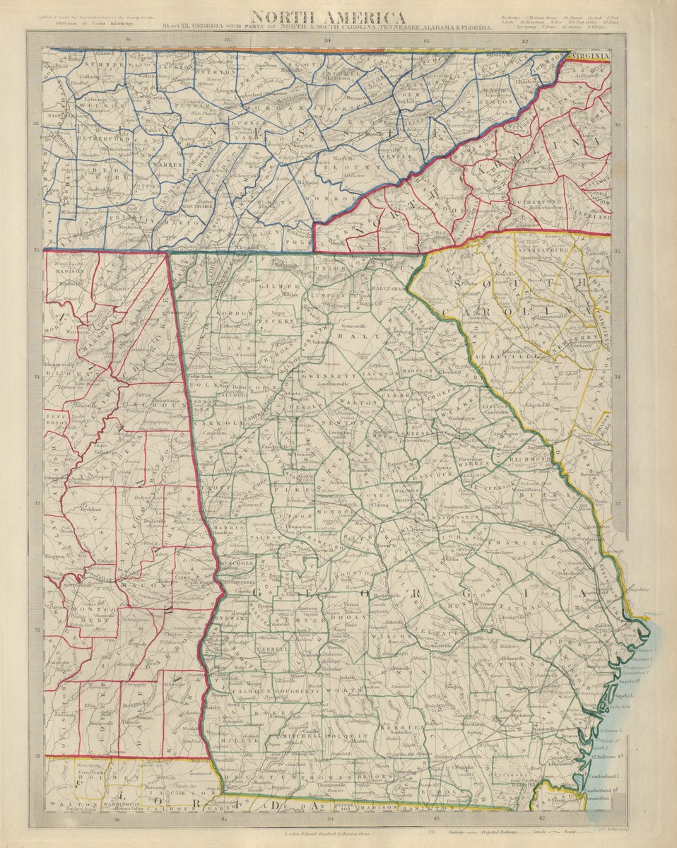 GEORGIA, Eastern Alabama & Tennessee, Western Carolinas GEORGIA, Eastern Alabama & Tennessee, Western Carolinas