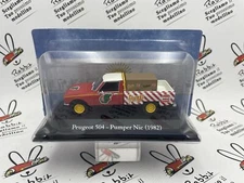 Die Cast "Peugeot 504 - Pumper Nic (1982)" Service Vehicles Scale 1/43