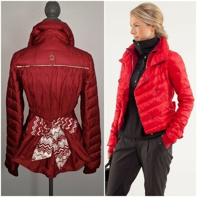 Power Blazer Jacket Puffy Currant Red 