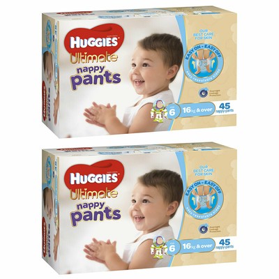 huggies ultimate nappy pants size 6