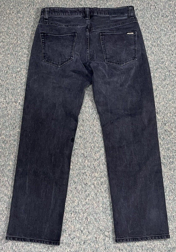 Volcom Solver Jeans Men's Size 30x29 Gray Modern Straight Cotton Blend Pants - Picture 13 of 17