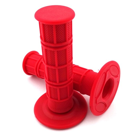 Red Throttle Handle Bar Grips For Pit Dirt Motor Trail Bike Honda XR CRF 50 70 - Picture 8 of 8