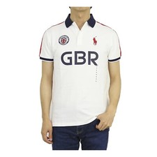 Polo Ralph Lauren Custom Slim Fit Short Sleeve GBR Country Polo Shirt - England