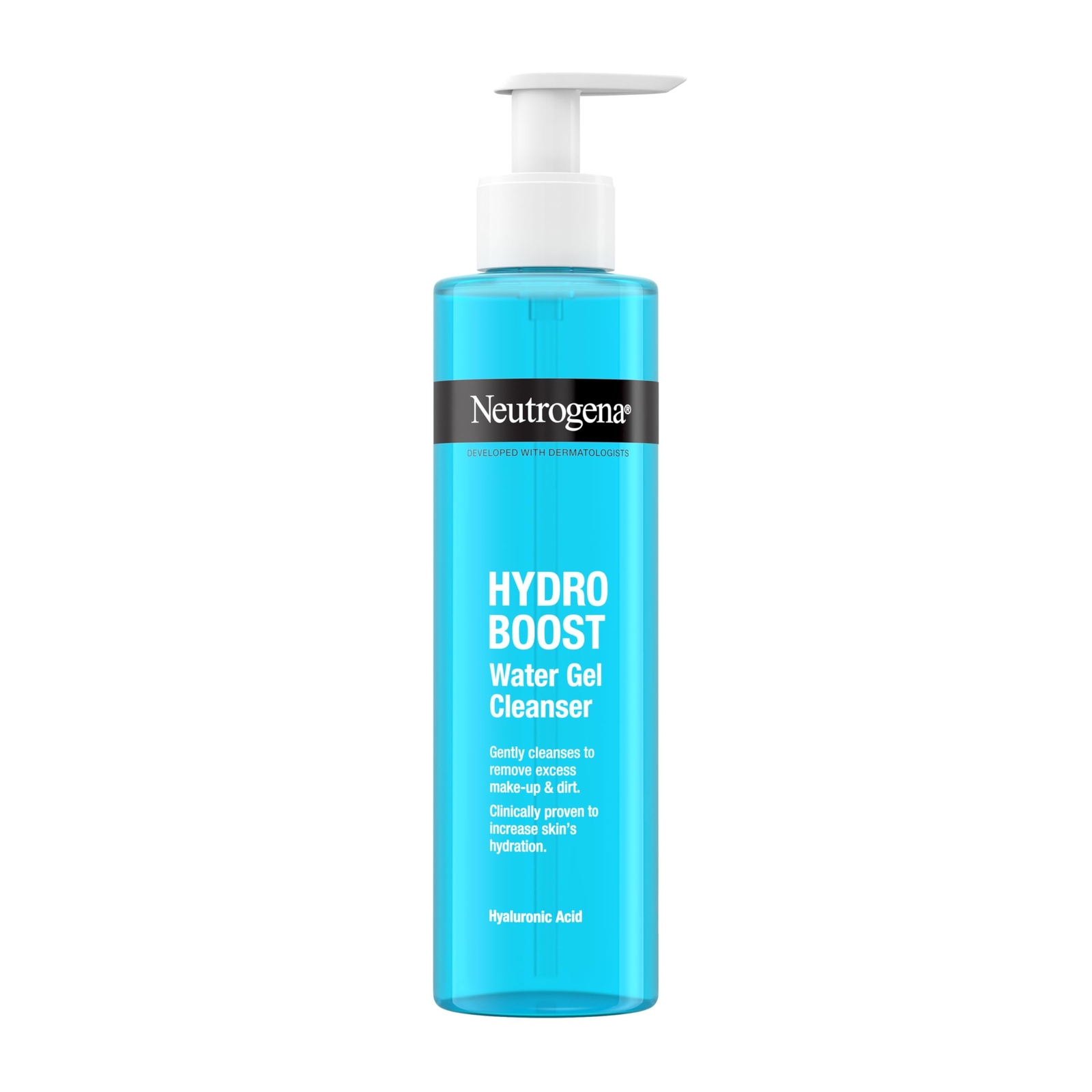 Neutrogena Hydro Boost Water Gel Face Cleanser 200 ml (Pack of 1), white - Image 2