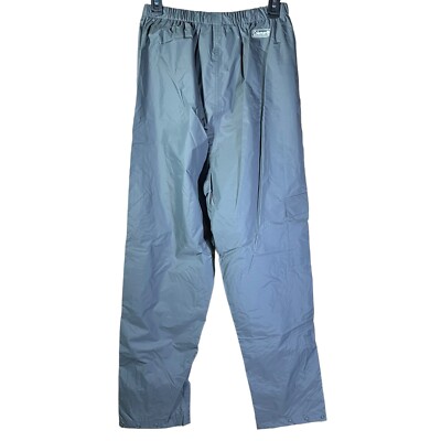 Coleman Nylon Shell Pants Size Medium Comfort Wind Water Resistant Elastic Waist