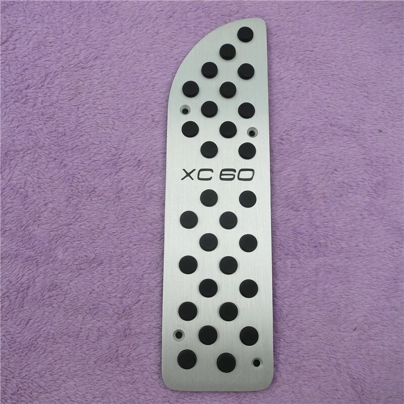 Para VOLVO XC60 AT Aluminio Acelerador Freno Gas Pedal Reposapiés Pedal Cubierta Foto 4 de 4