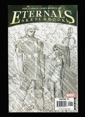 The Eternals Sketchbook #1 (2006) Marvel Comics John Romita Jr.