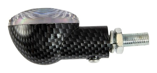 Nuevo par de mini indicadores de carbono para motocicletas iridio marca electrónica Cateye mini indicadores