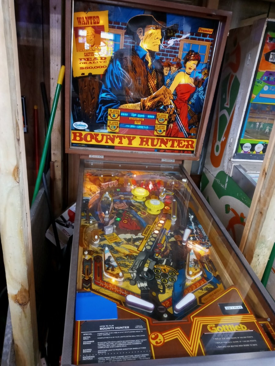 Gottlieb Bounty Hunter Pinball Machine System 80 | eBay