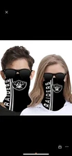 Oakland Raiders bandana/ Face Mask/ Neck Scarf/ Hair Band /Multiple Use/NFL/