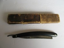 Antique H Boker & Co King Cutter Straight Razor w/ Box